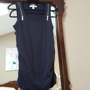 Sleeveless cotton blouse